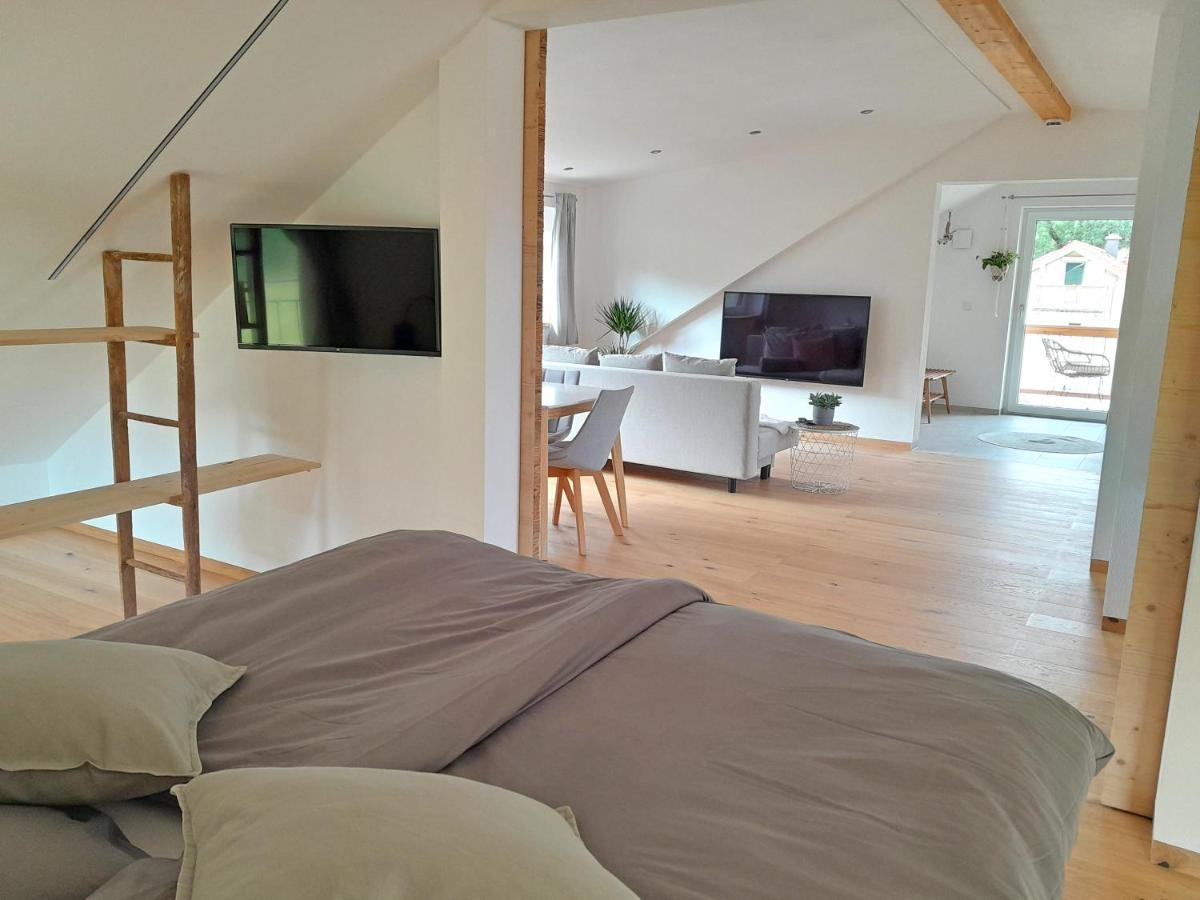 Ferienwohnung Bergblick Loft Aschau im Chiemgau Esterno foto